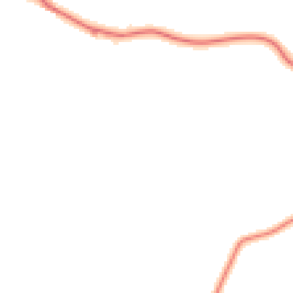 Daytime road noise heatmap for YO61 1NJ