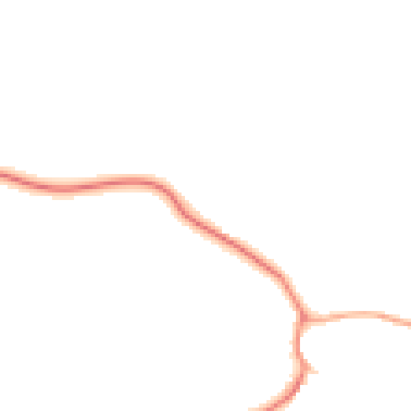 Daytime road noise heatmap for YO61 1NL