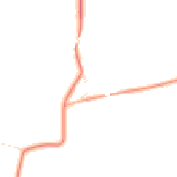Daytime road noise heatmap for YO61 1RW
