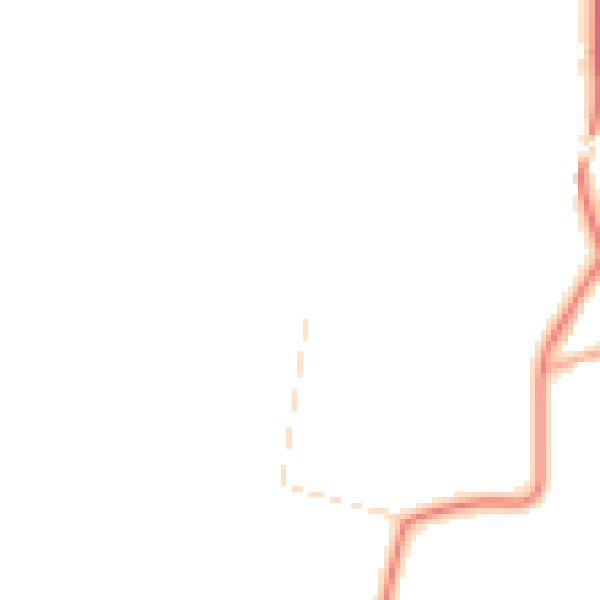 Daytime road noise heatmap for YO61 1TN