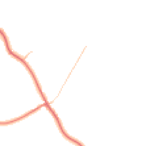 Daytime road noise heatmap for YO61 2RP
