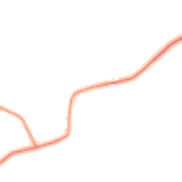 Daytime road noise heatmap for YO61 2RS