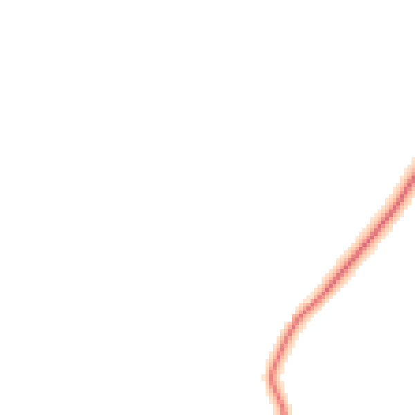 Daytime road noise heatmap for YO61 2SA