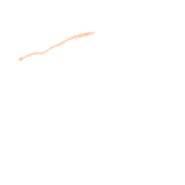 Night-time road noise heatmap for YO61 3AG