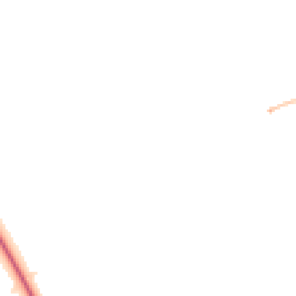 Night-time road noise heatmap for YO61 3JZ