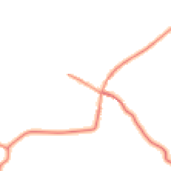 Daytime road noise heatmap for YO61 4BH