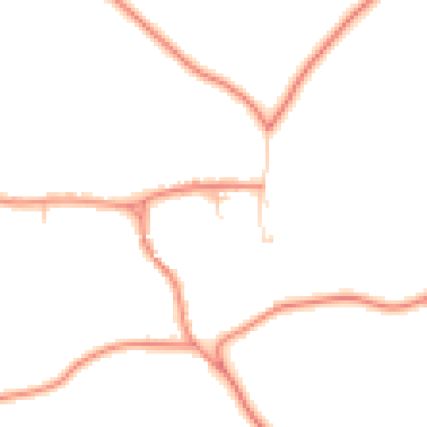Daytime road noise heatmap for YO61 4PT