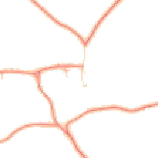 Daytime road noise heatmap for YO61 4QE