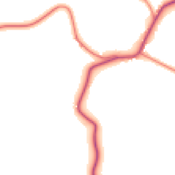 Daytime road noise heatmap for YO61 4RS