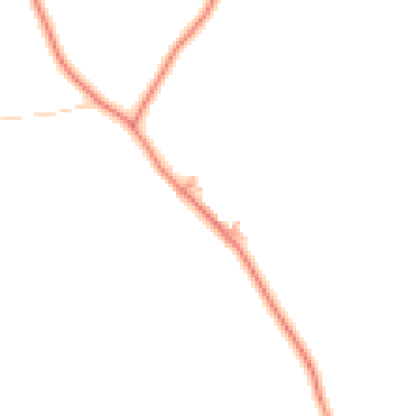 Daytime road noise heatmap for YO61 4SE