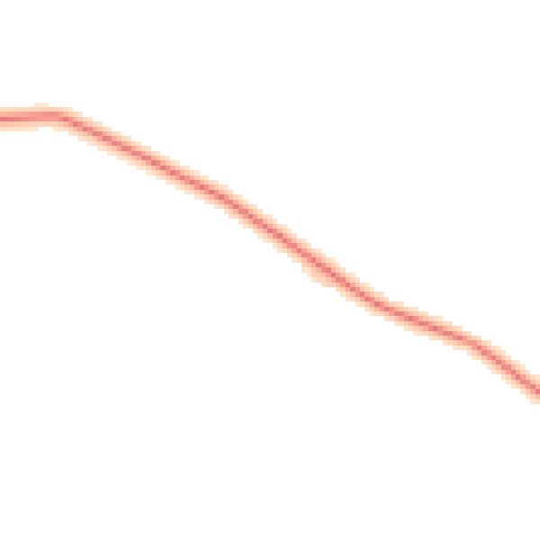 Daytime road noise heatmap for YO61 4SH