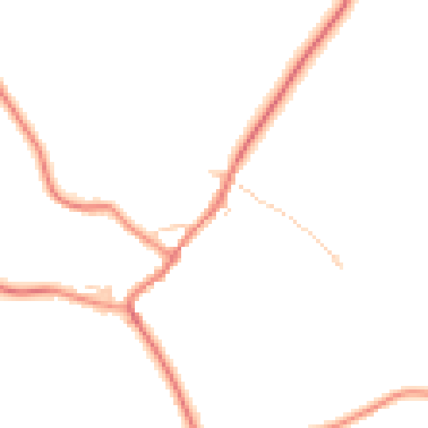 Daytime road noise heatmap for YO61 4TB