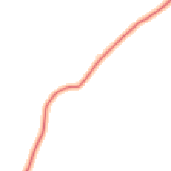 Daytime road noise heatmap for YO61 4TT